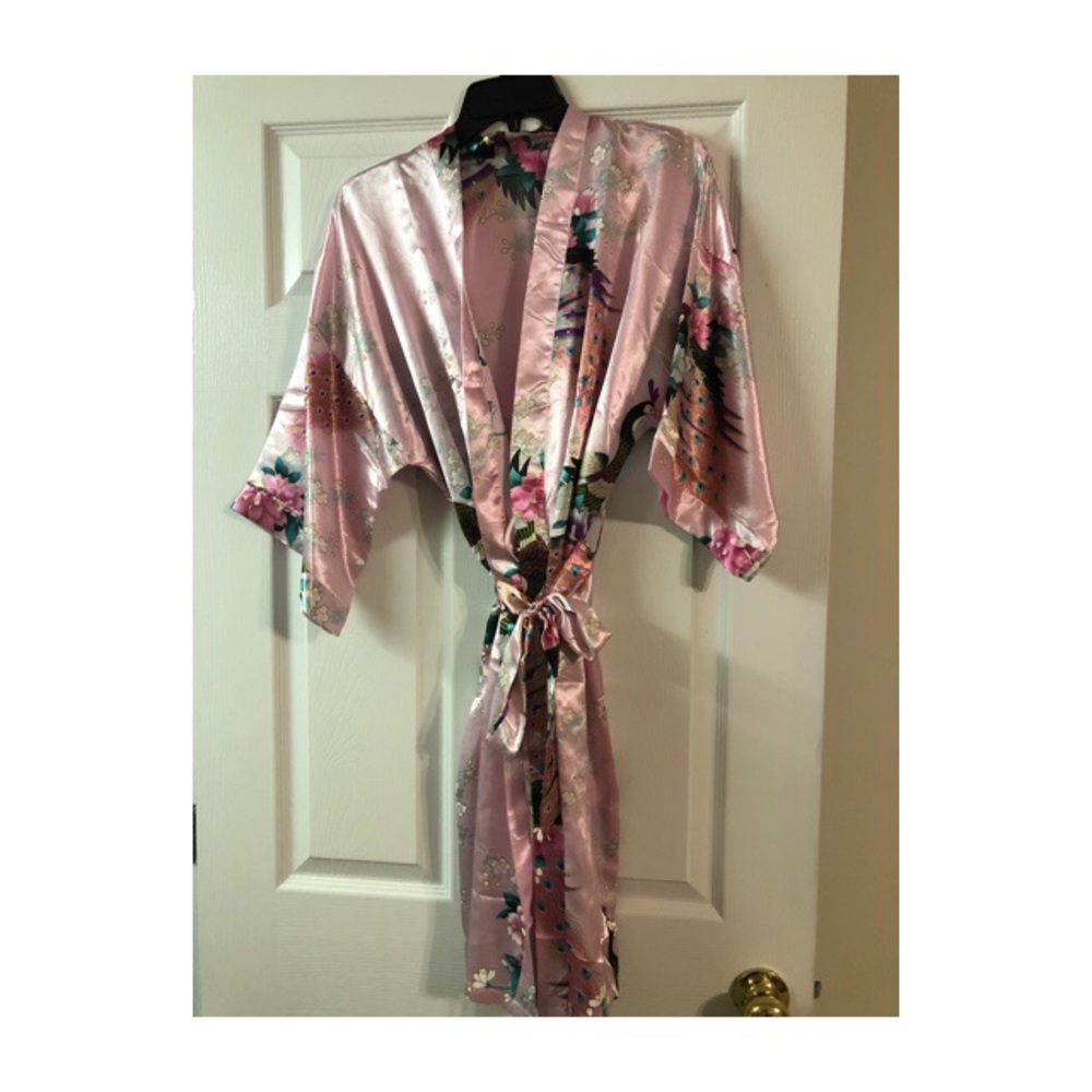 oriental silk robe